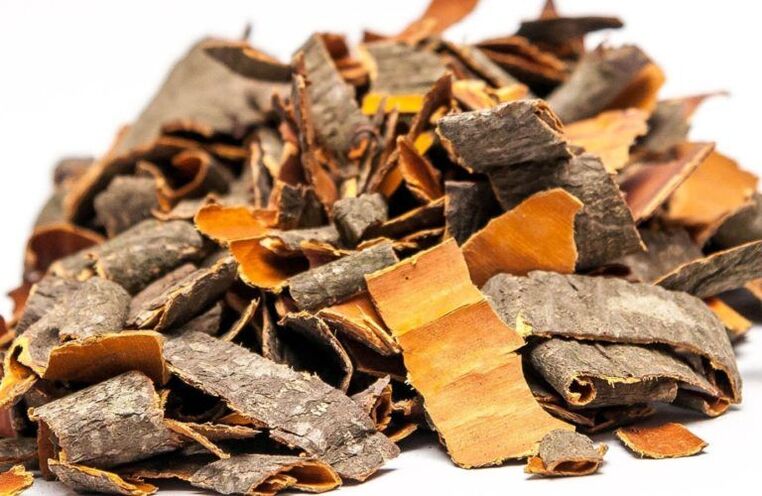 Aspen bark fights parasites