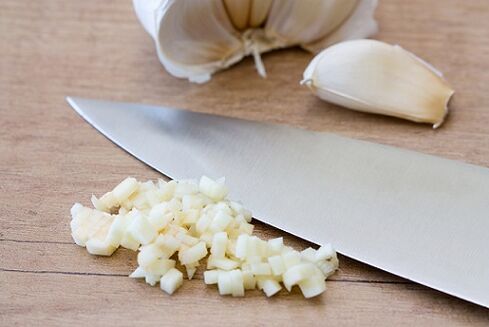 Garlic can remove parasites from the body